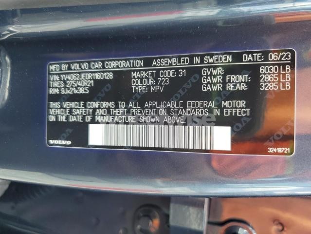 Photo 6 of 2024 VOLVO XC90 PLUS (VIN YV4062JE0R1160128)