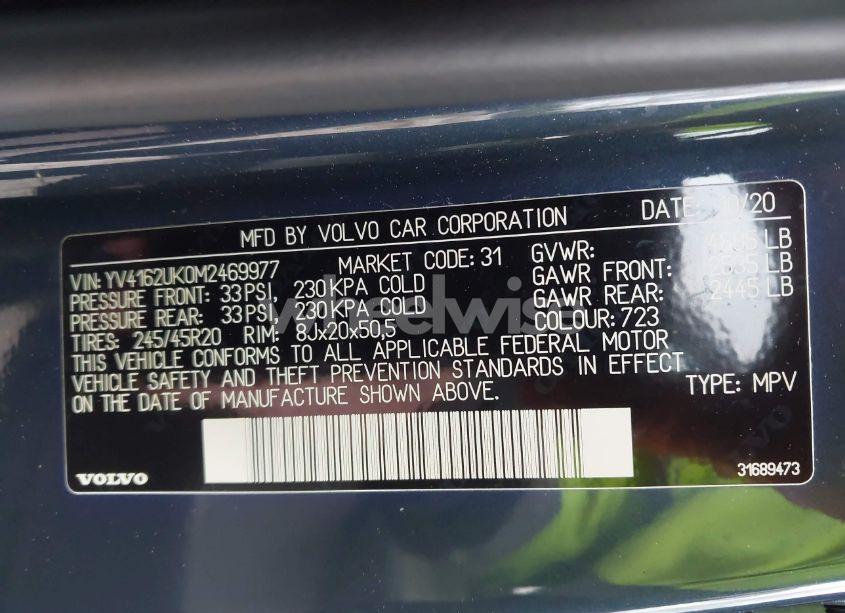 Photo 9 of 2021 Volvo Xc40 T5 MOMENTUM (VIN YV4162UK0M2469977)