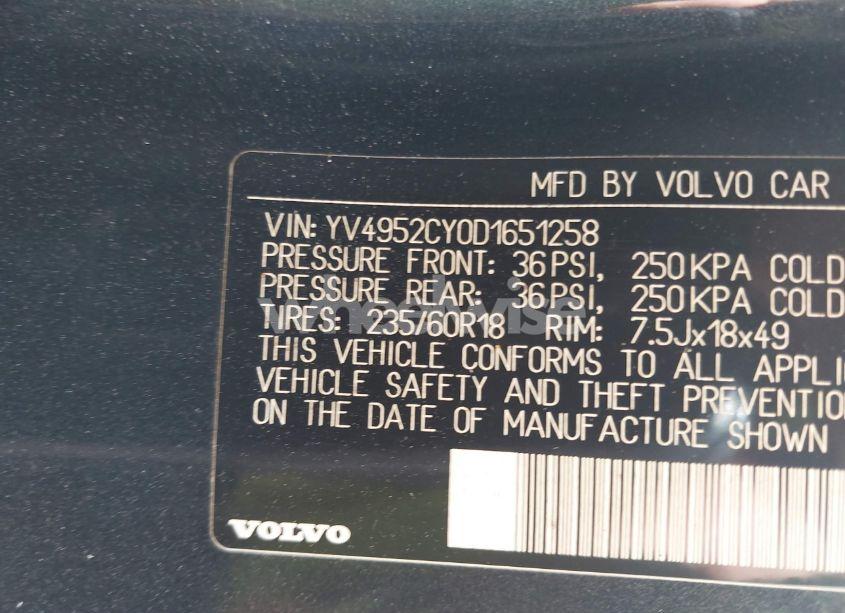 Photo 9 of 2013 Volvo Xc90 3.2/3.2 PLATINUM/3.2 PREMIER PLUS (VIN YV4952CY0D1651258)
