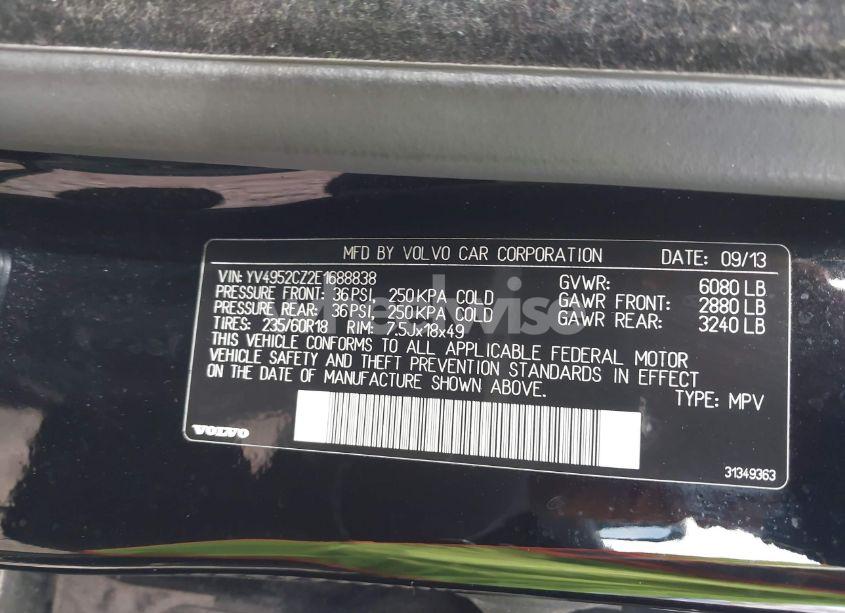 Photo 9 of 2014 Volvo Xc90 3.2 (VIN YV4952CZ2E1688838)