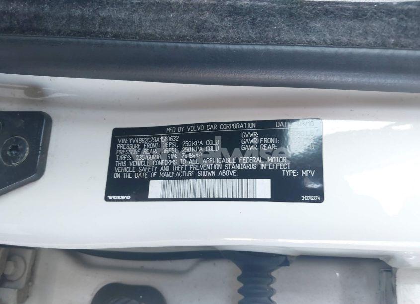 Photo 9 of 2010 Volvo Xc90 3.2 (VIN YV4982CZ9A1560632)