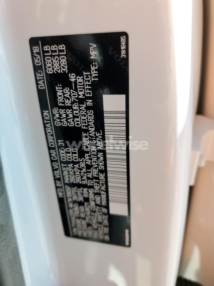 Photo 13 of 2019 VOLVO XC90 T6 INSCRIPTION (VIN YV4A22PL4K1419697)