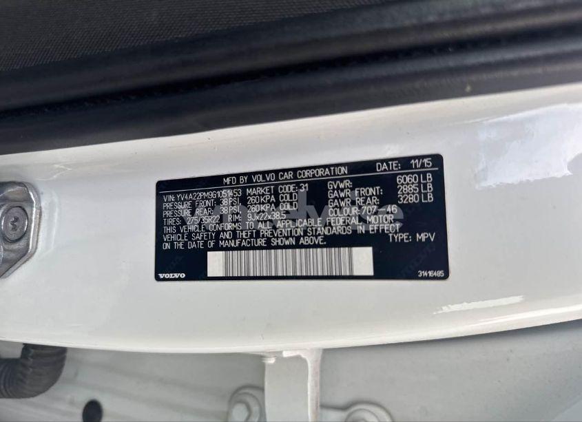 Photo 9 of 2016 Volvo Xc90 T6 (VIN YV4A22PM9G1051453)