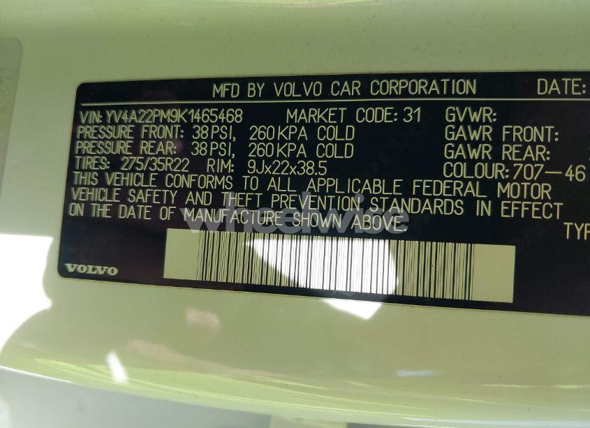 Photo 9 of 2019 Volvo Xc90 T6 R-DESIGN (VIN YV4A22PM9K1465468)