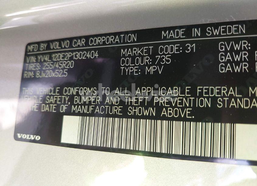 Photo 9 of 2023 Volvo Xc60 B5 PLUS BRIGHT THEME (VIN YV4L12DE2P1302404)