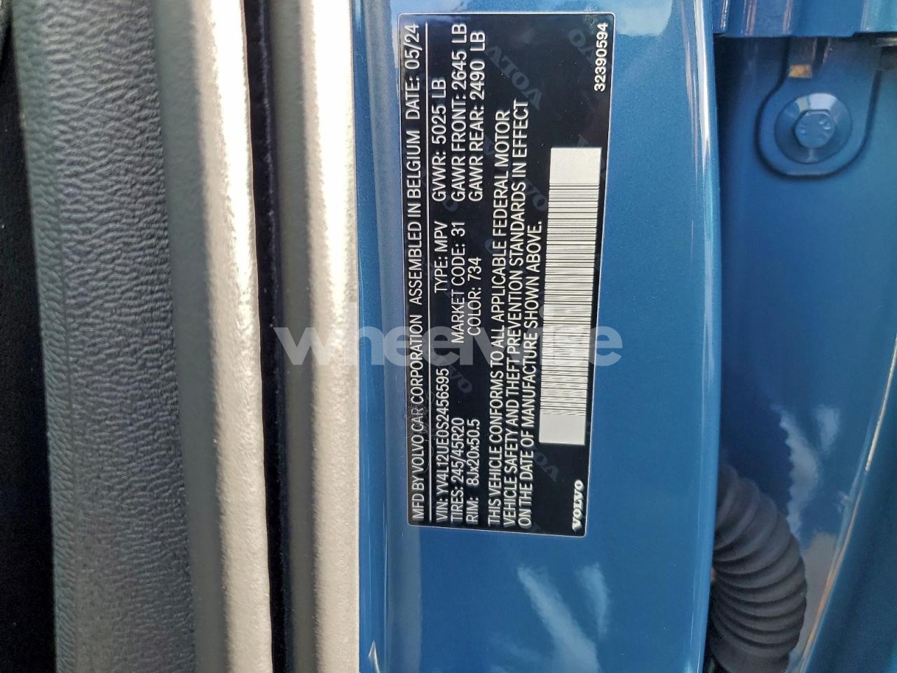 Photo 13 of 2025 VOLVO XC40 PLUS (VIN YV4L12UE0S2456595)