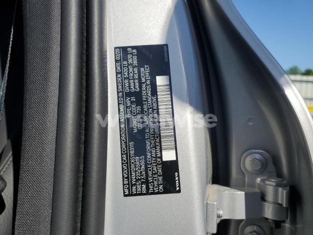Photo 8 of 2025 VOLVO XC60 PLUS (VIN YV4M12RC6S1183115)
