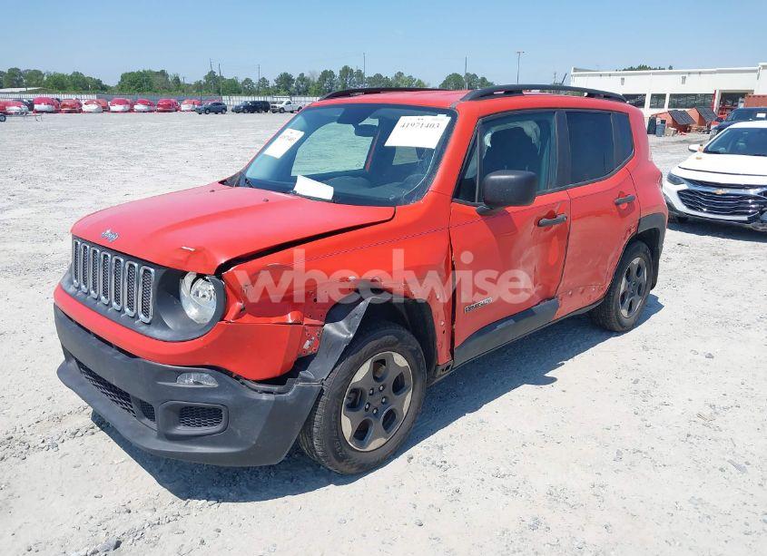 Photo 2 of 2017 Jeep Renegade SPORT FWD (VIN ZACCJAAH1HPE94654)