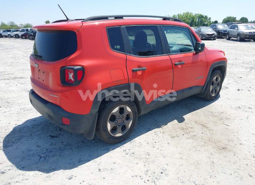 Photo 4 of 2017 Jeep Renegade SPORT FWD (VIN ZACCJAAH1HPE94654)