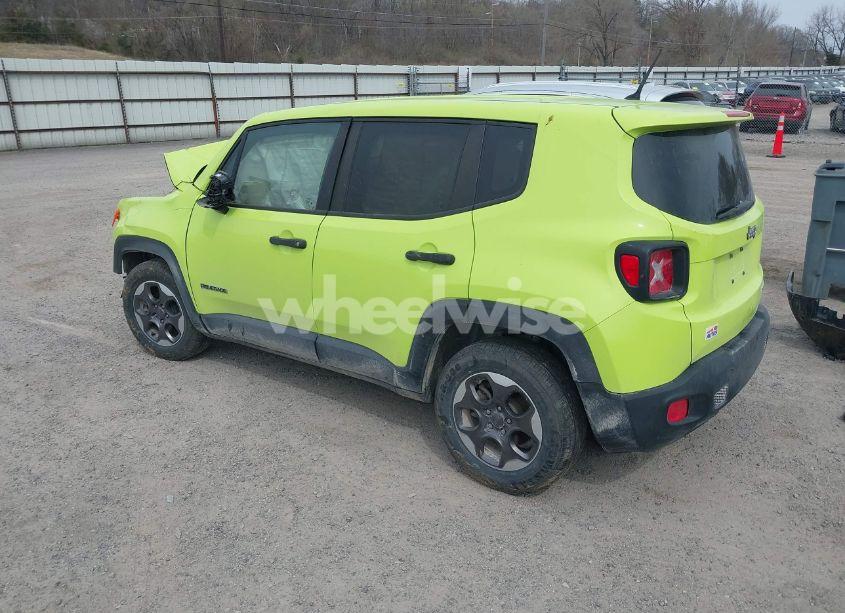 Photo 3 of 2017 Jeep Renegade SPORT FWD (VIN ZACCJAAH6HPG09555)