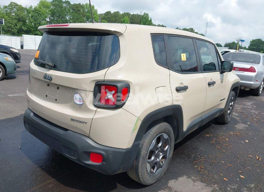 Photo 4 of 2016 Jeep Renegade SPORT (VIN ZACCJAAW0GPC93907)