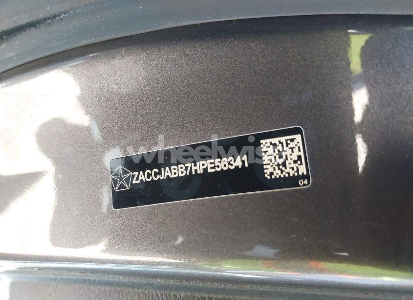 Photo 9 of 2017 Jeep Renegade LATITUDE FWD (VIN ZACCJABB7HPE56341)