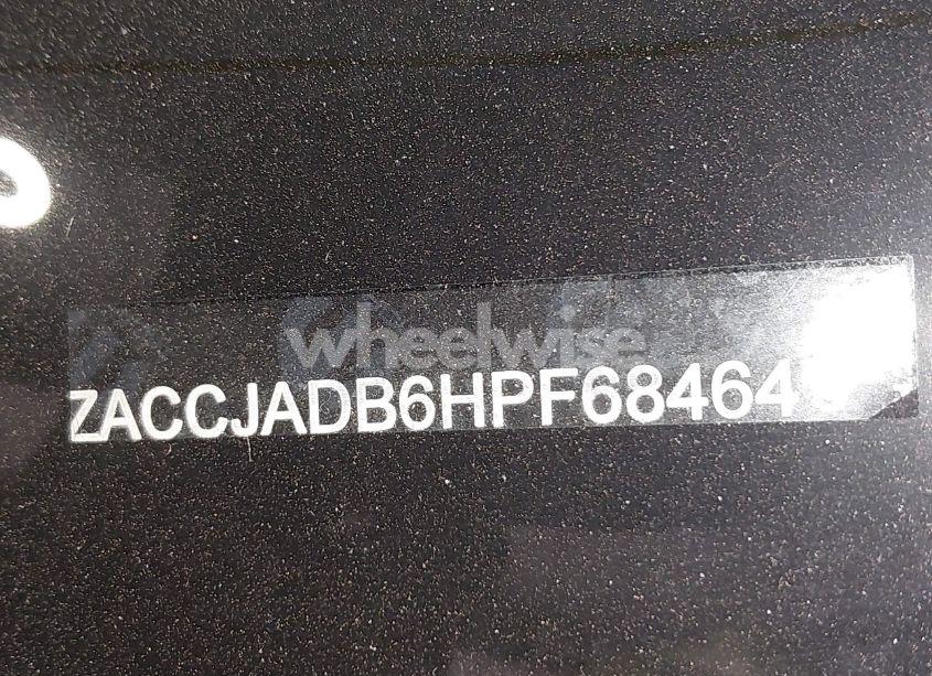 Photo 9 of 2017 Jeep Renegade LIMITED FWD (VIN ZACCJADB6HPF68464)