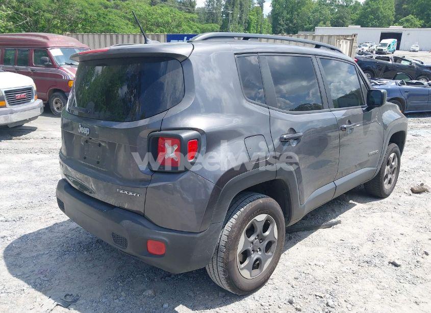 Photo 4 of 2017 Jeep Renegade SPORT 4X4 (VIN ZACCJBAB4HPG09720)
