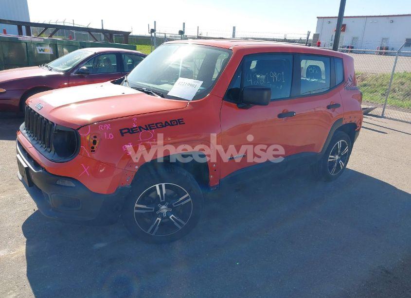 Photo 2 of 2017 Jeep Renegade SPORT 4X4 (VIN ZACCJBAH9HPG07336)