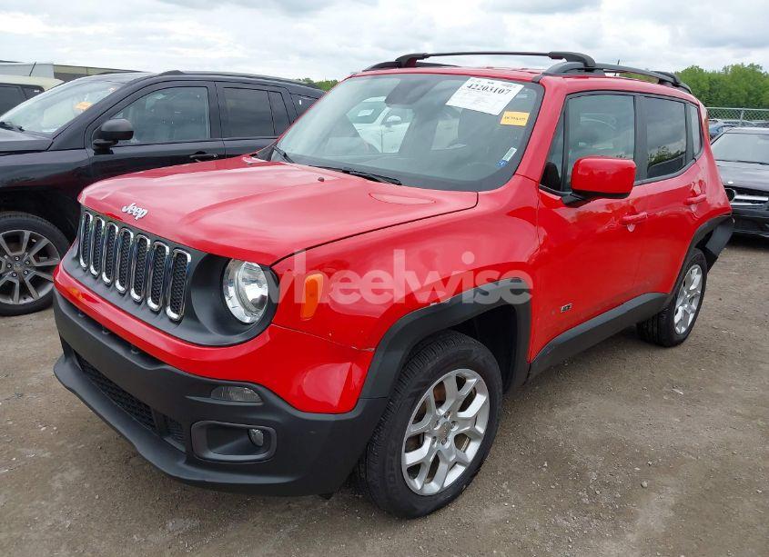 Photo 2 of 2017 Jeep Renegade LATITUDE 4X4 (VIN ZACCJBBB2HPF86999)