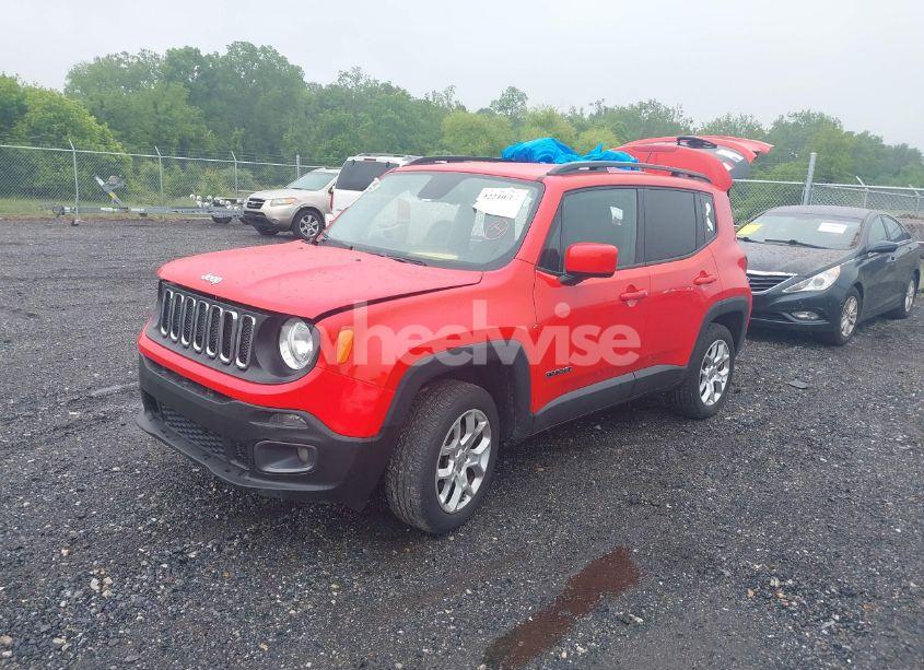 Photo 2 of 2017 Jeep Renegade LATITUDE 4X4 (VIN ZACCJBBB5HPF98077)
