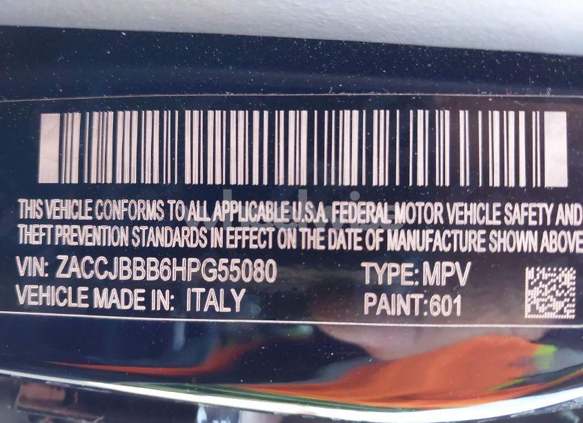 Photo 9 of 2017 Jeep Renegade LATITUDE 4X4 (VIN ZACCJBBB6HPG55080)