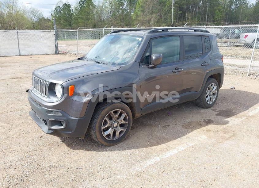 Photo 2 of 2017 Jeep Renegade LATITUDE 4X4 (VIN ZACCJBBB7HPG31581)