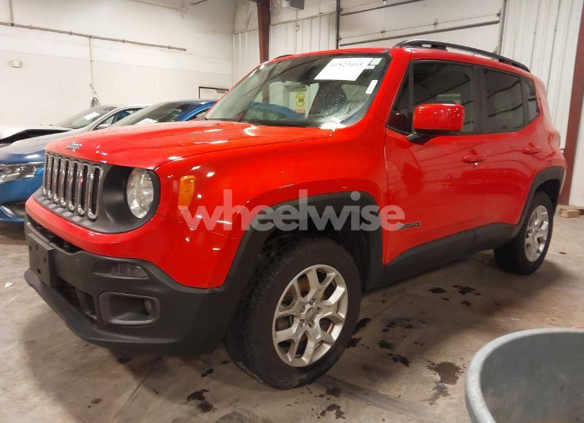 Photo 2 of 2017 Jeep Renegade LATITUDE 4X4 (VIN ZACCJBBB8HPF87526)