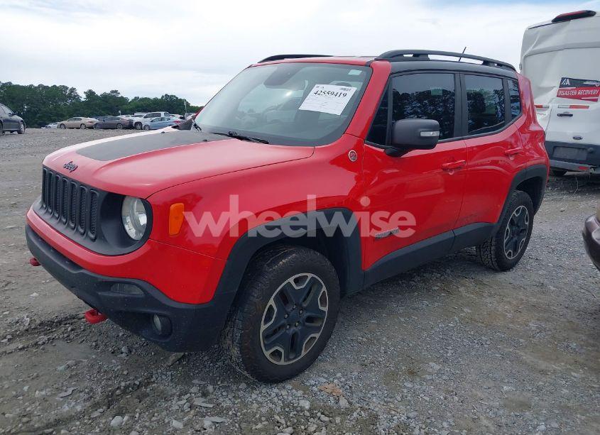 Photo 2 of 2017 Jeep Renegade TRAILHAWK 4X4 (VIN ZACCJBCB1HPF26095)