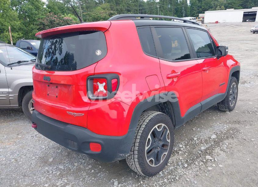 Photo 4 of 2017 Jeep Renegade TRAILHAWK 4X4 (VIN ZACCJBCB1HPF26095)