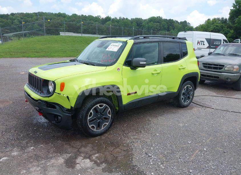 Photo 2 of 2017 Jeep Renegade TRAILHAWK 4X4 (VIN ZACCJBCB4HPF39469)
