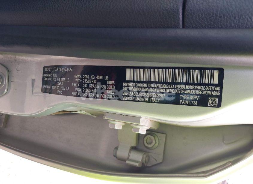 Photo 9 of 2017 Jeep Renegade TRAILHAWK 4X4 (VIN ZACCJBCB6HPE63267)