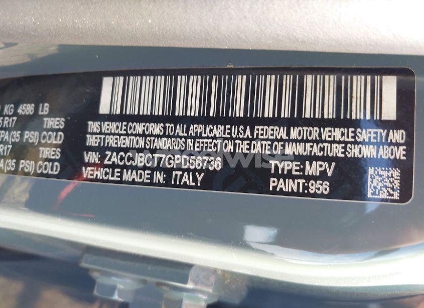 Photo 9 of 2016 Jeep Renegade TRAILHAWK (VIN ZACCJBCT7GPD56736)