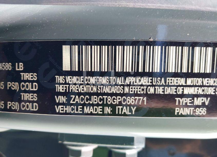 Photo 9 of 2016 Jeep Renegade TRAILHAWK (VIN ZACCJBCT8GPC66771)