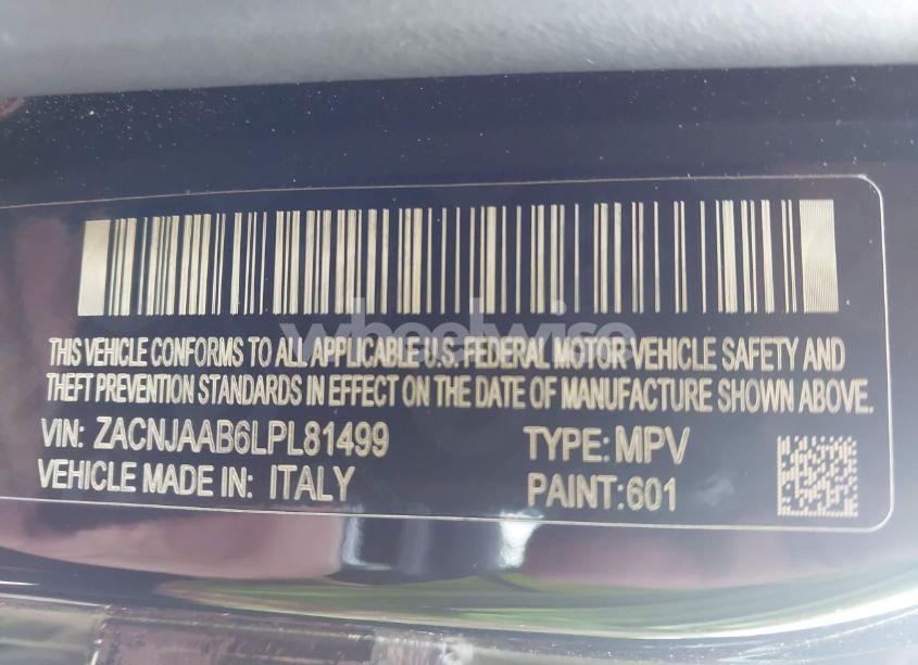 Photo 9 of 2020 Jeep Renegade JEEPSTER FWD (VIN ZACNJAAB6LPL81499)