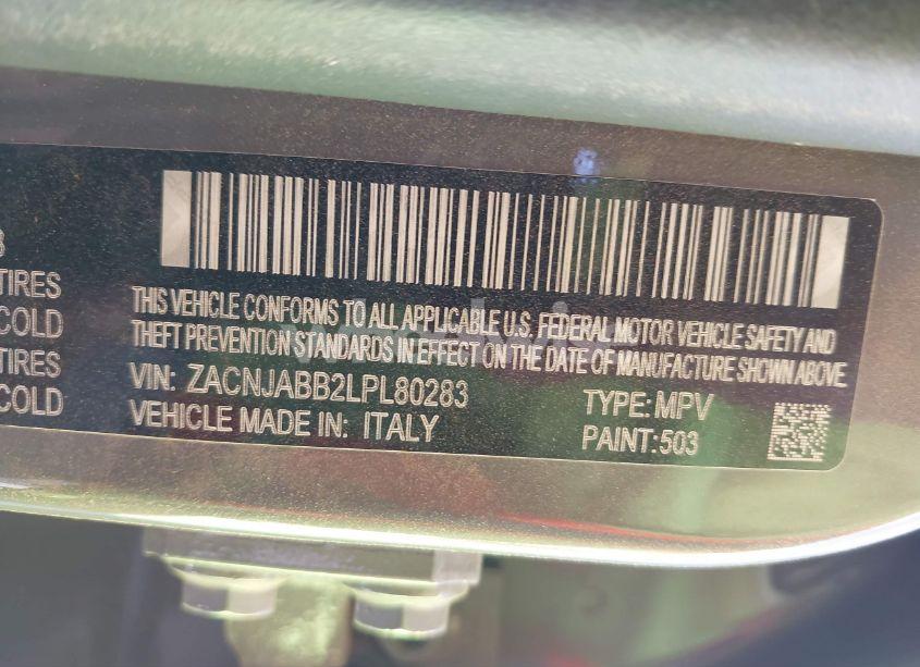 Photo 9 of 2020 Jeep Renegade LATITUDE FWD (VIN ZACNJABB2LPL80283)