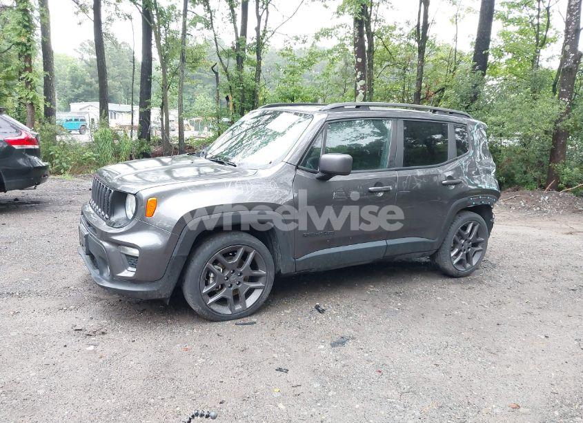 Photo 2 of 2021 Jeep Renegade LATITUDE FWD (VIN ZACNJCBB4MPM68233)