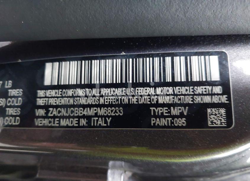 Photo 9 of 2021 Jeep Renegade LATITUDE FWD (VIN ZACNJCBB4MPM68233)