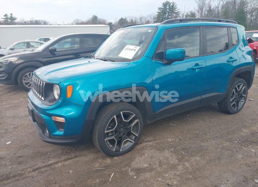 Photo 2 of 2021 Jeep Renegade LATITUDE 4X4 (VIN ZACNJDBB2MPM72609)