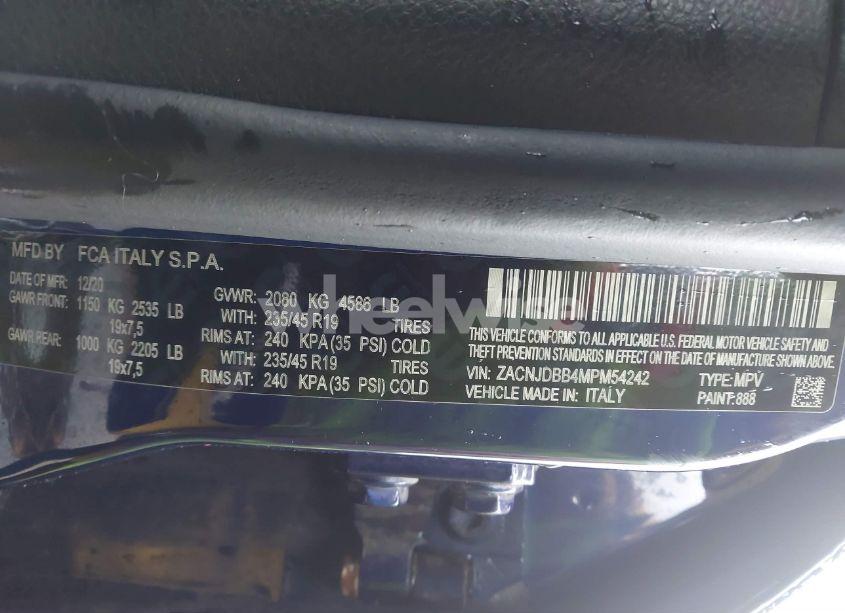 Photo 9 of 2021 Jeep Renegade 80TH ANNIVERSARY 4X4 (VIN ZACNJDBB4MPM54242)