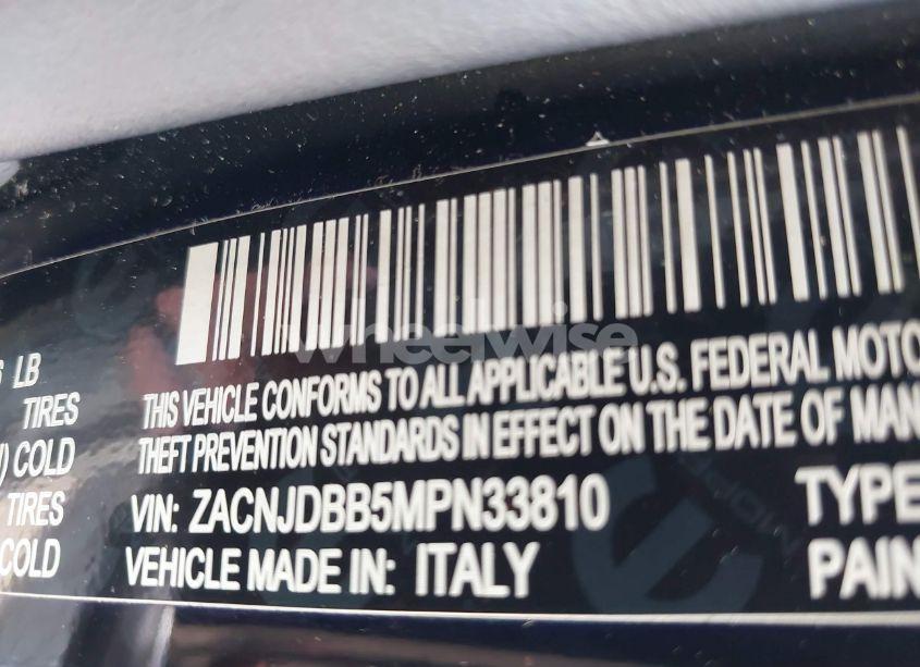 Photo 9 of 2021 Jeep Renegade 80TH ANNIVERSARY 4X4 (VIN ZACNJDBB5MPN33810)