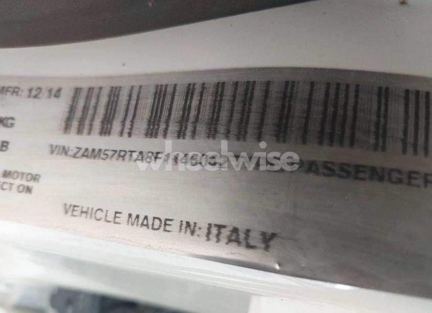 Photo 9 of 2015 Maserati Ghibli S Q4 (VIN ZAM57RTA8F1146042)