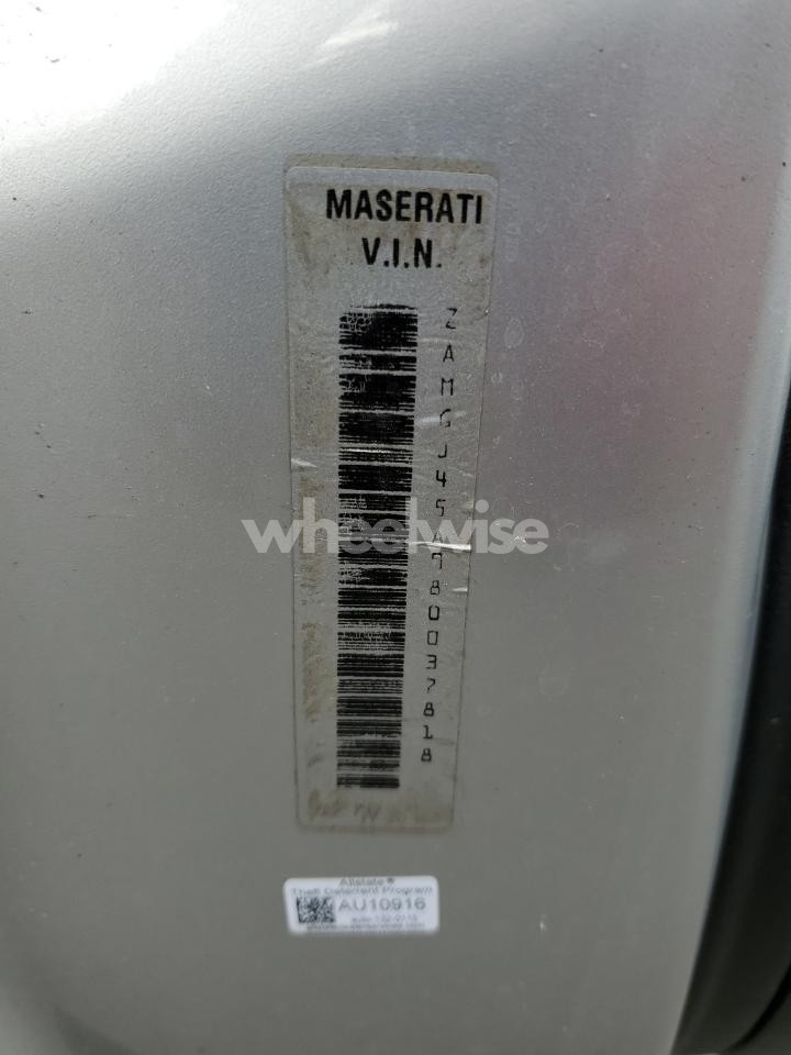 Photo 12 of 2008 MASERATI GRANTURISMO (VIN ZAMGJ45A980037818)