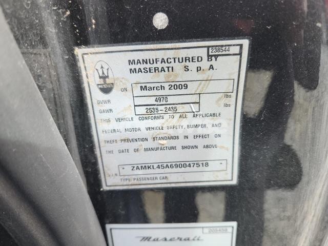 Photo 5 of 2009 MASERATI GRANTURISMO S (VIN ZAMKL45A690047518)