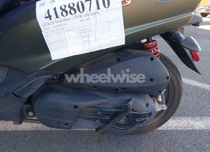 Photo 9 of 2020 Piaggio Mp3 500 (VIN ZAPTA10X3L5000092)