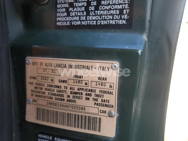 Photo 12 of 1992 ALFA ROMEO SPIDER VELOCE (VIN ZARBB32NXN7000086)