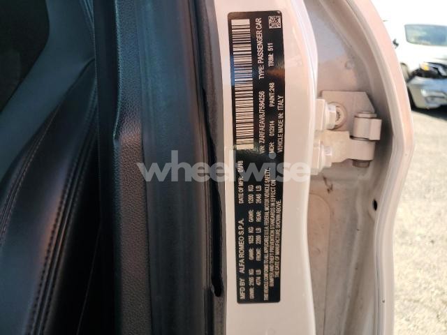 2018 ALFA ROMEO GIULIA QUADRIFOGLIO N/A (VIN ZARFAEAV8J7584256) main photo