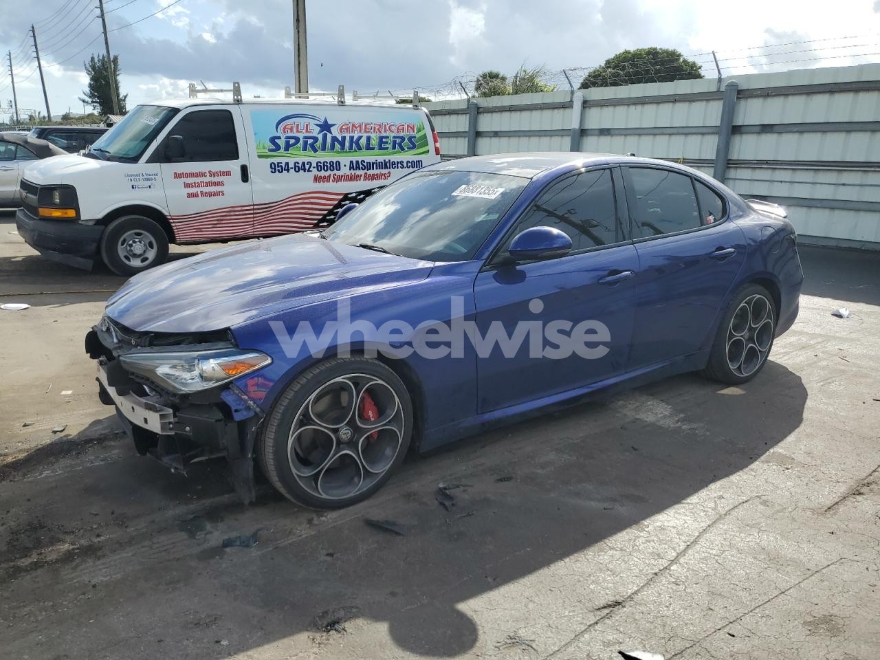 2020 ALFA ROMEO GIULIA TI (VIN ZARFAMBN0L7630562) main photo