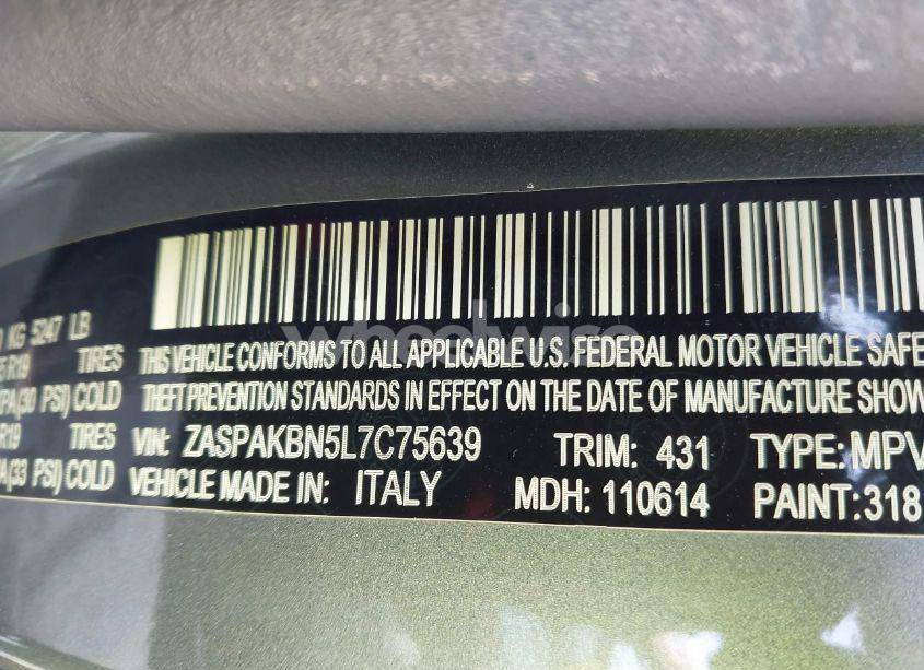 Photo 9 of 2020 Alfa Romeo STELVIO TI AWD (VIN ZASPAKBN5L7C75639)