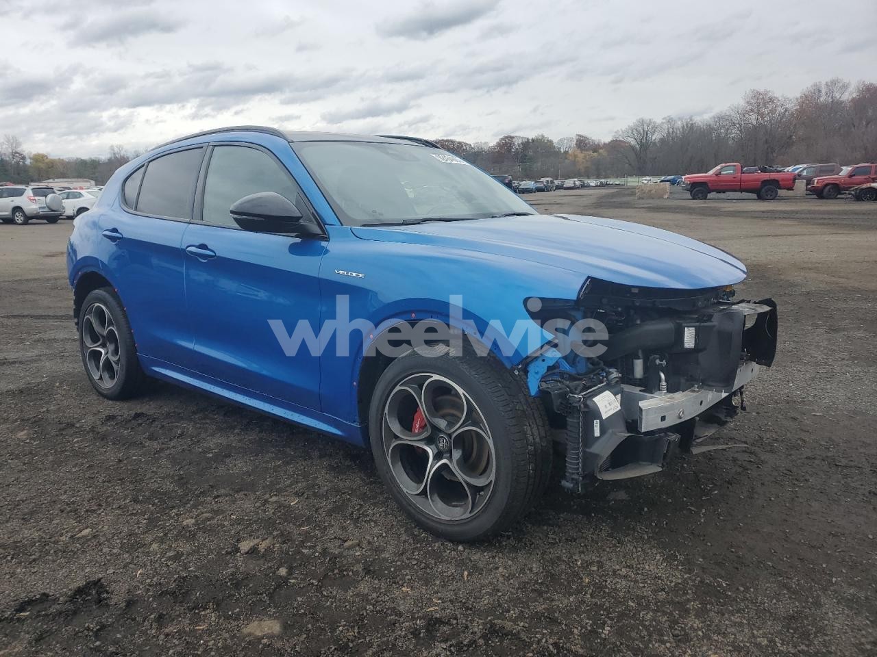 Photo 4 of 2022 ALFA ROMEO STELVIO TI (VIN ZASPAKBNXN7D31819)