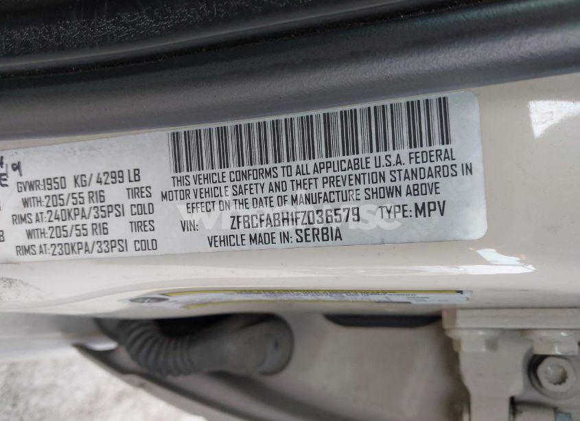 Photo 9 of 2015 Fiat 500l EASY (VIN ZFBCFABH1FZ036579)