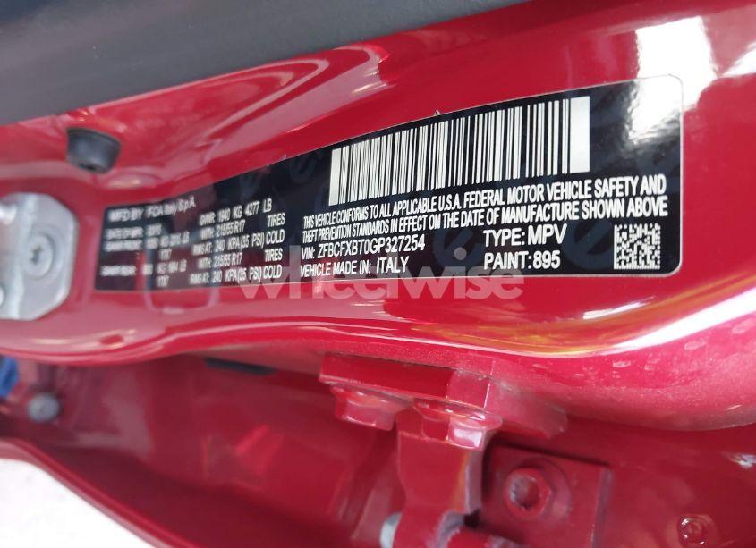 Photo 9 of 2016 Fiat 500x EASY (VIN ZFBCFXBT0GP327254)