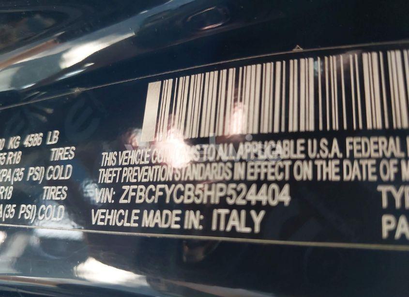 Photo 9 of 2017 Fiat 500x TREKKING AWD (VIN ZFBCFYCB5HP524404)