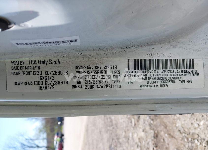 Photo 9 of 2016 Ram Promaster CITY TRADESMAN (VIN ZFBERFAT8G6C05764)